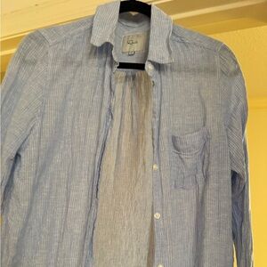 Rails, long sleeve blue striped